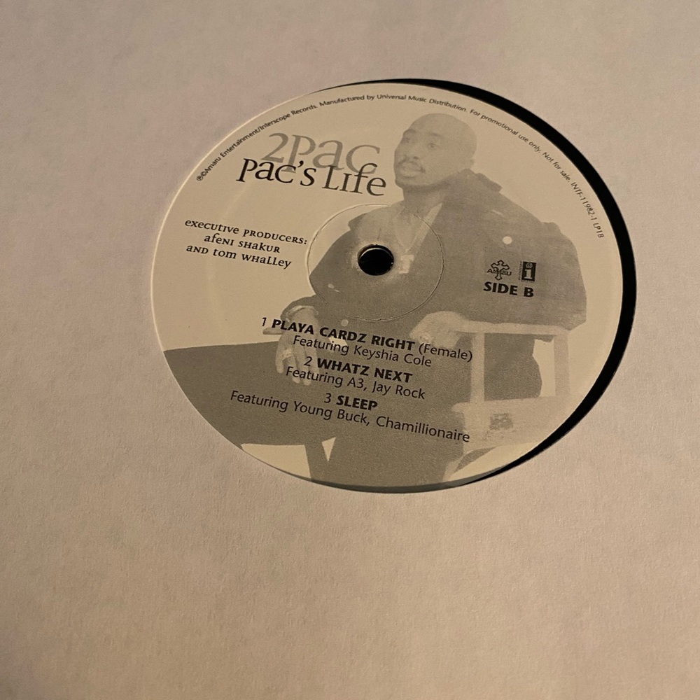 2Pac PAC's Life RARE!! 2 Promo Record Set Excellent Condition clean version - Picture 5 of 12